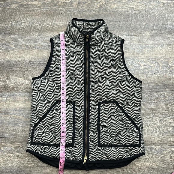 J Crew Quilted Down Puffer Vest Size Smalll - Picture 9 of 10
